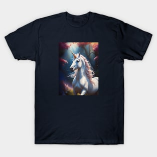 Unicorn with pink mane T-Shirt